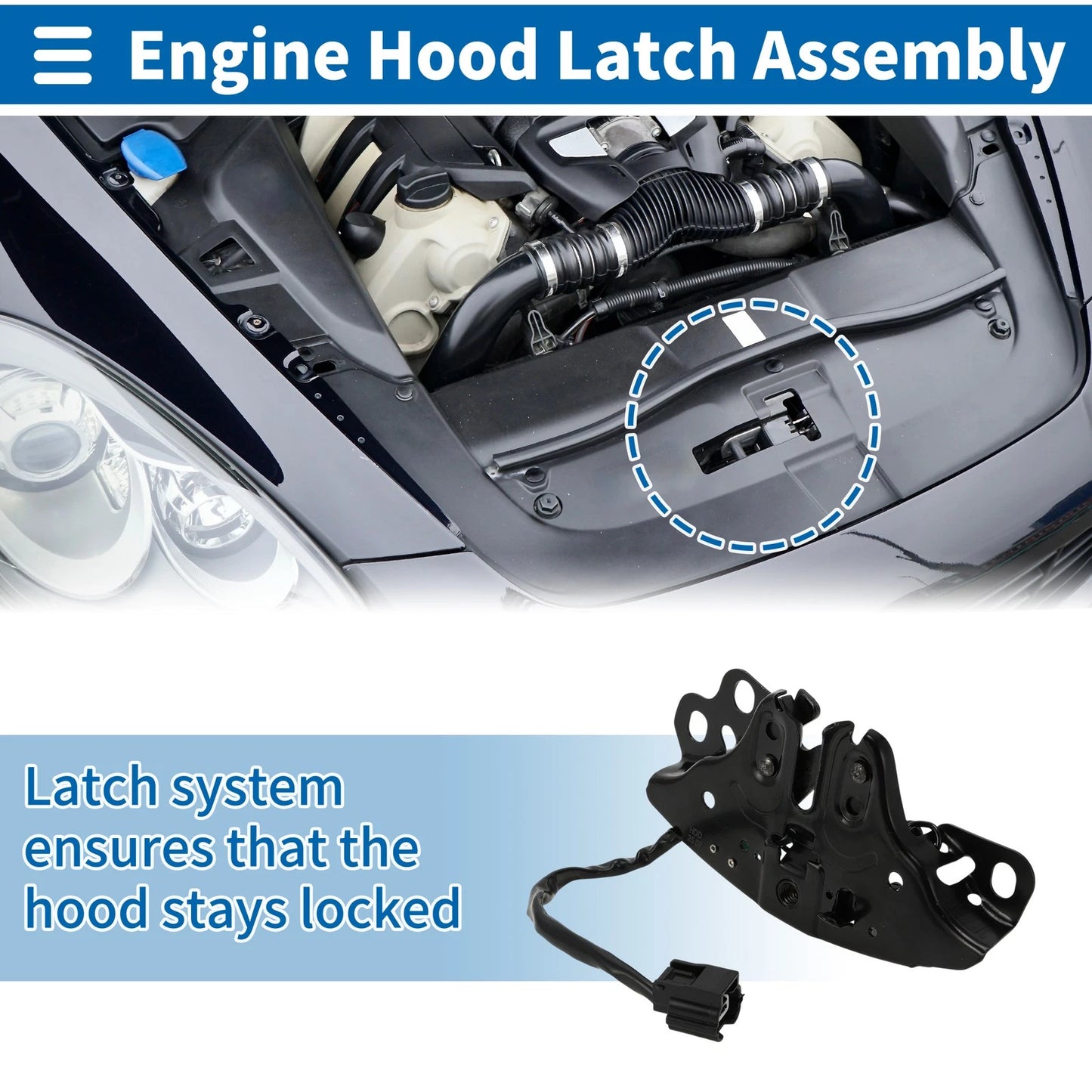 Hood Latch Assembly for Nissan Altima (2019–2023) No. 656016CA1A