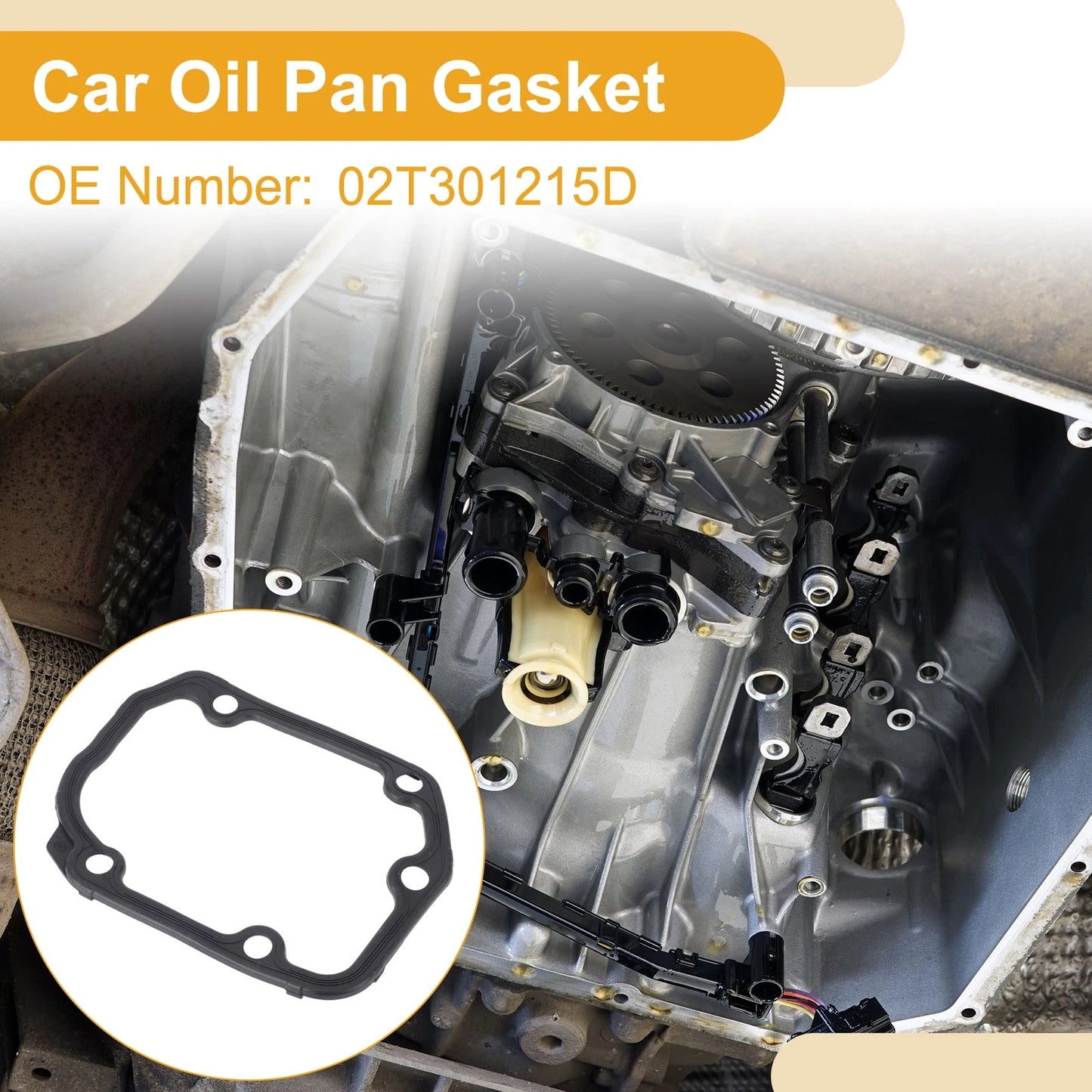 Transmission Filter Oil Pan Gasket for Volkswagen Jetta (2019) No.02T301215D