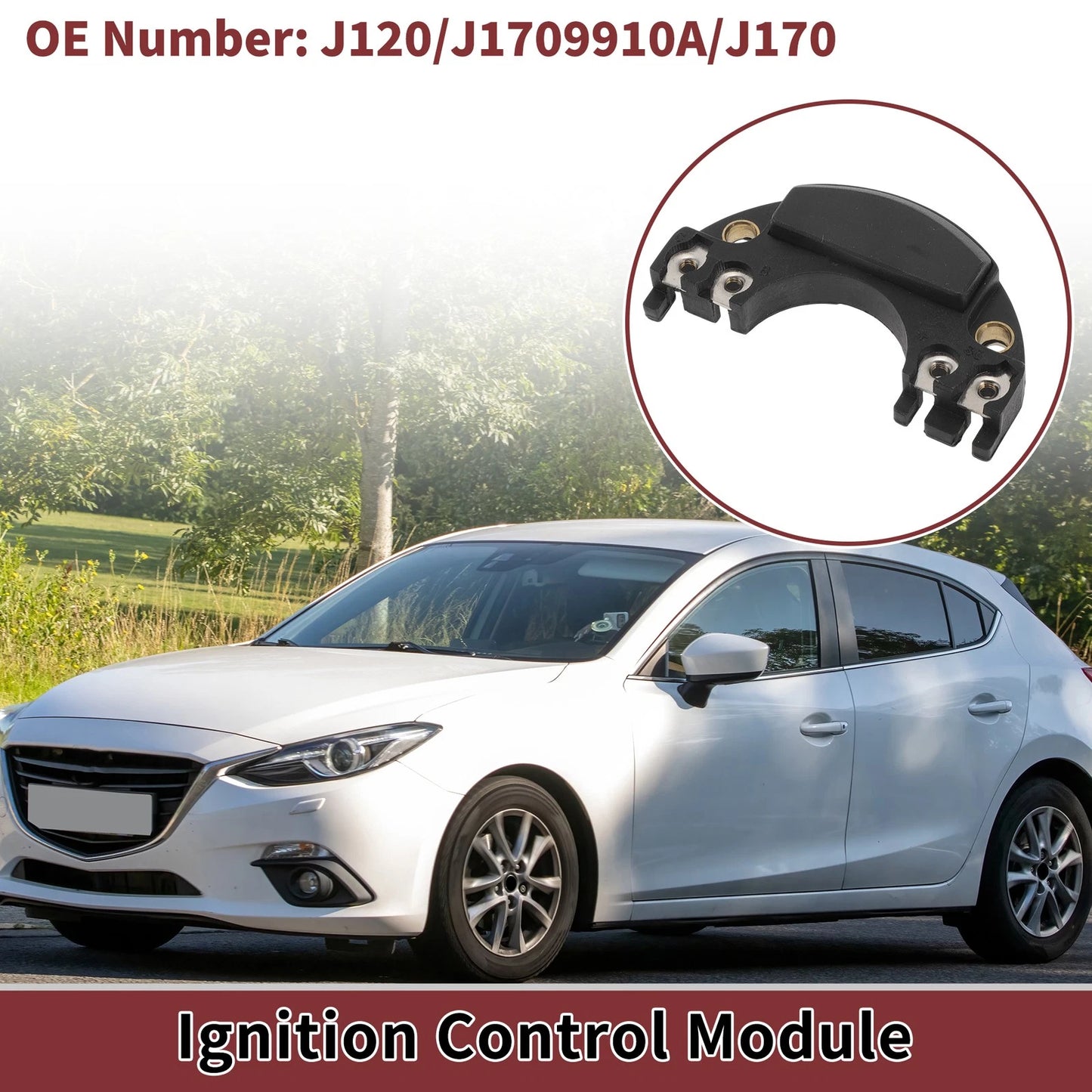 Ignition Control Module No.J120/J1709910A/J170 for Mazda 323 (1987–1995)