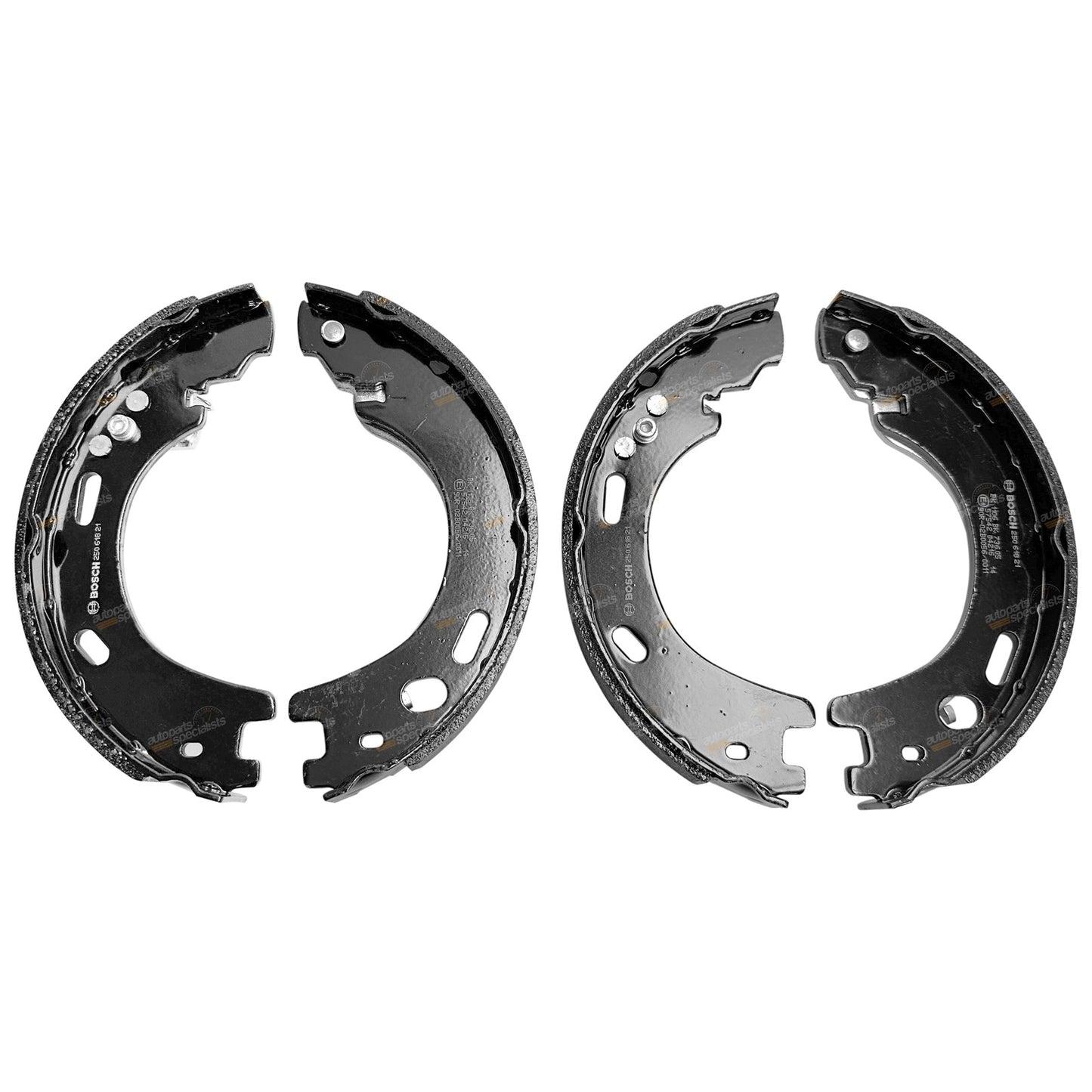 Set of 4 Parking Brake Shoes for Land Rover Discovery 3 (2007–2009)