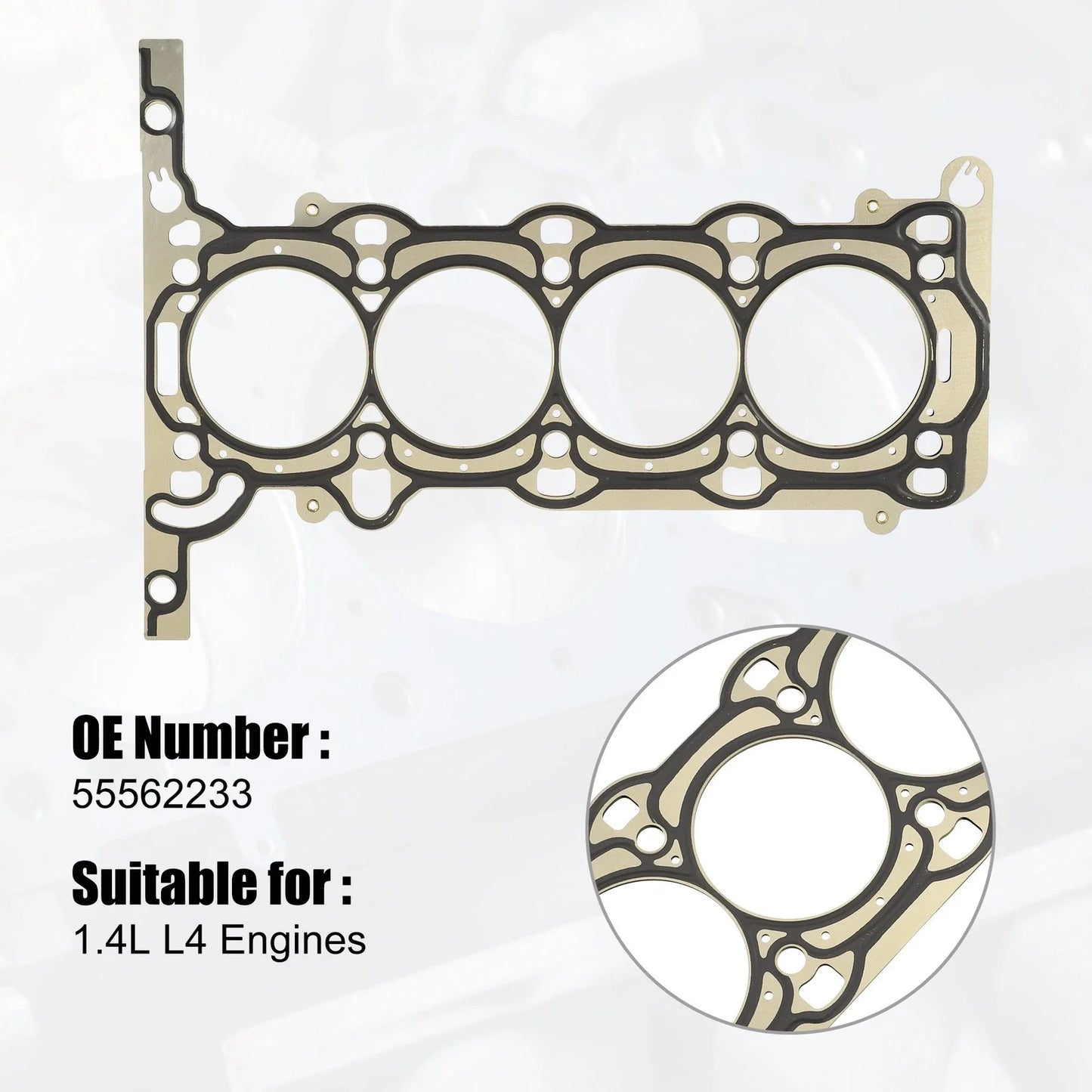 Cylinder Head Gasket for 1.4L L4 Buick Encore & Chevrolet (2013-2022)