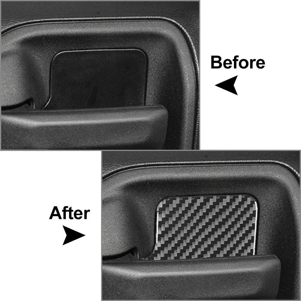 4 x Inner Door Handle Bowl Cover Trim for Jeep Wrangler (2011-2017)