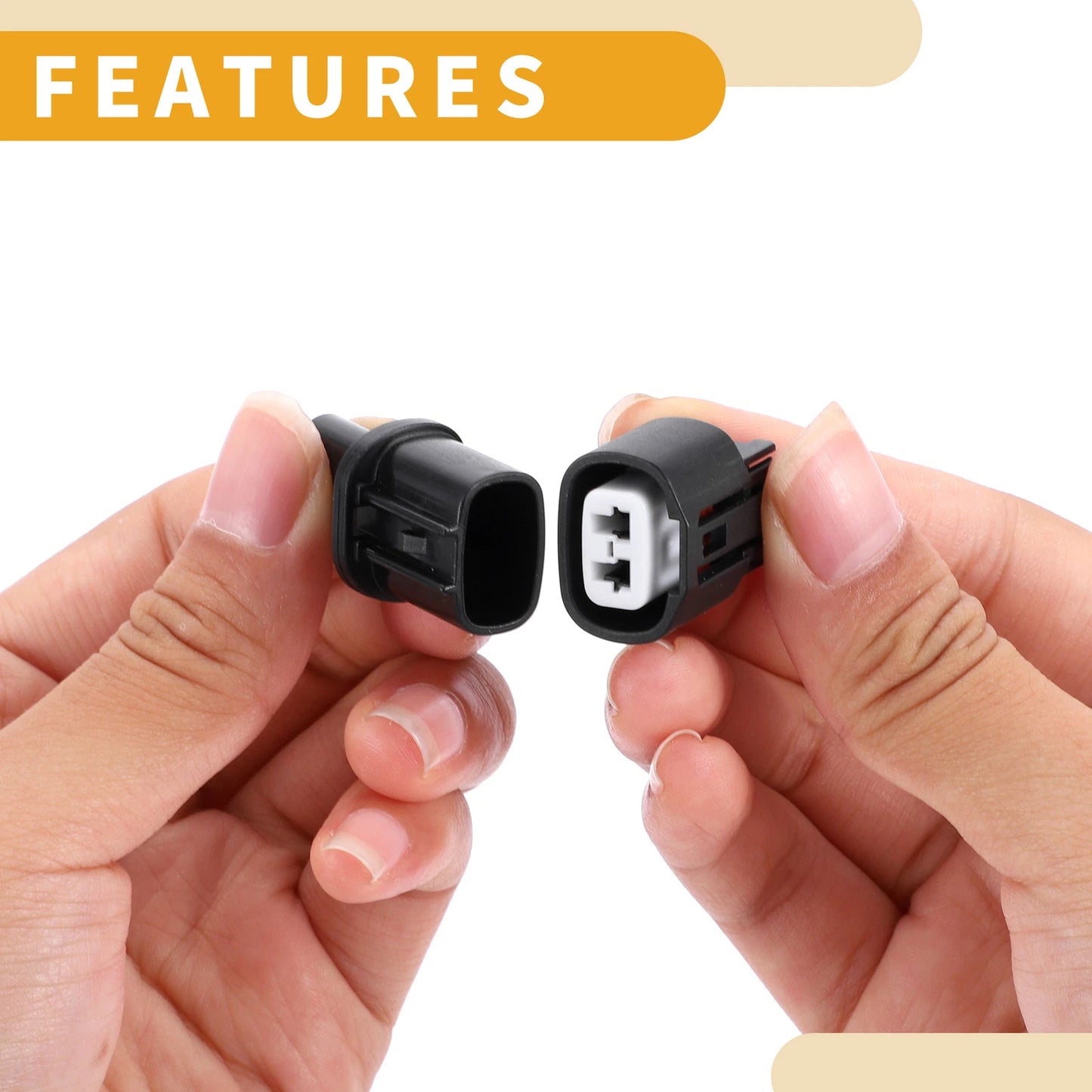 2 Pin ABS Sensor Connector Plug for Toyota