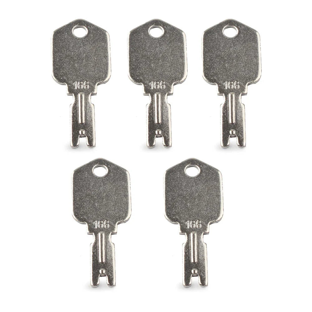 5 x Ignition Keys for Hyster 166 186304 51335040 A214062 Forklift