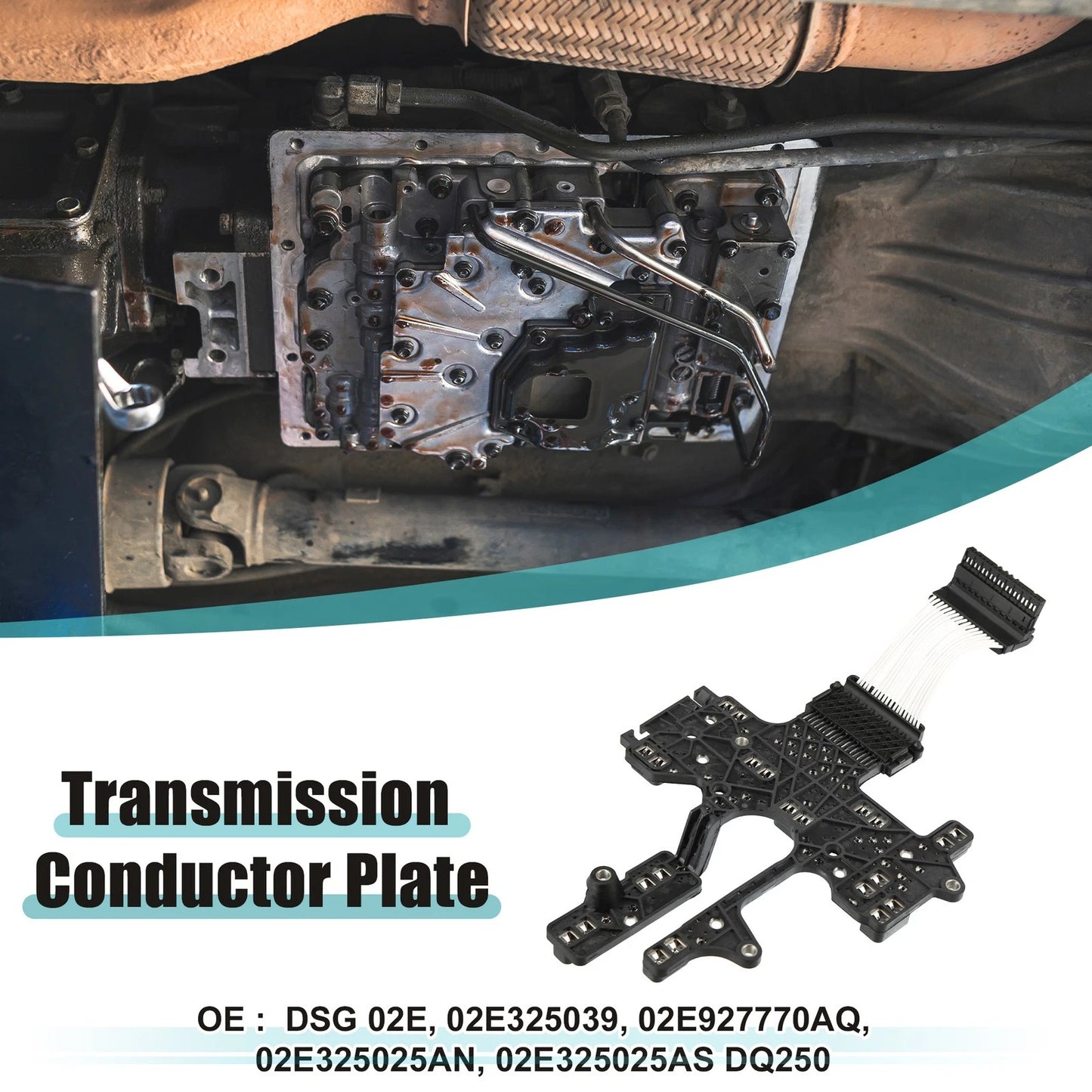 Transmission Conductor Plate for Audi A3, VW Jetta (DQ250 02E325025AN)