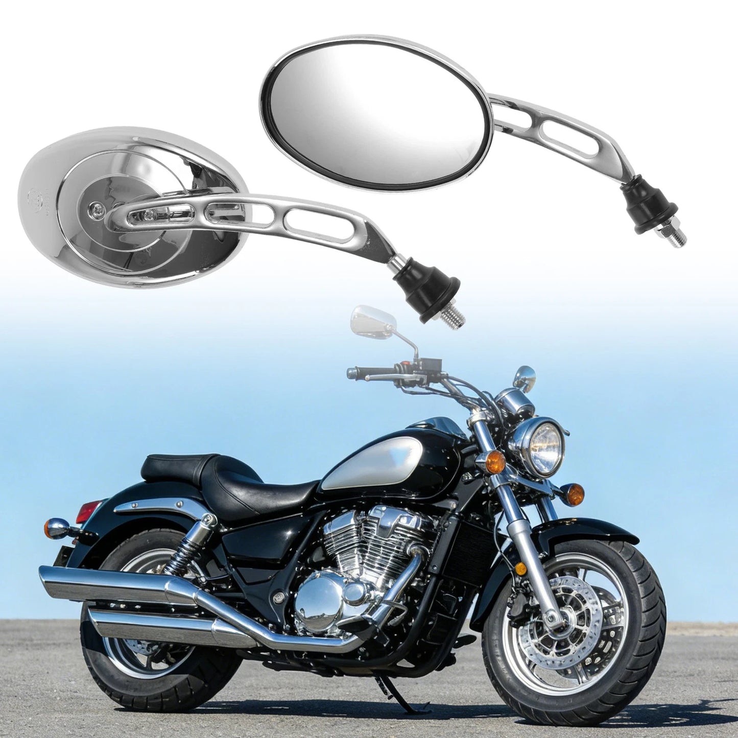 Set of 2 Rear View Mirrors for Suzuki Marauder VZ800 (1998–2005)