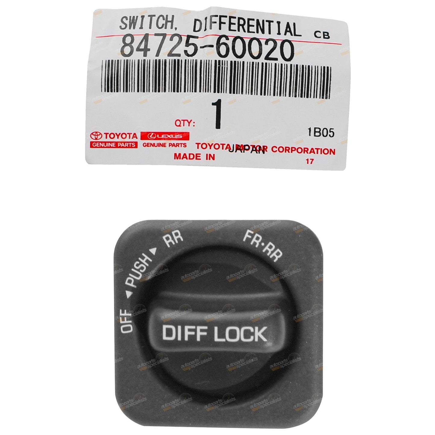Diff Lock Switch for Land Cruiser 76-80, 105 Series