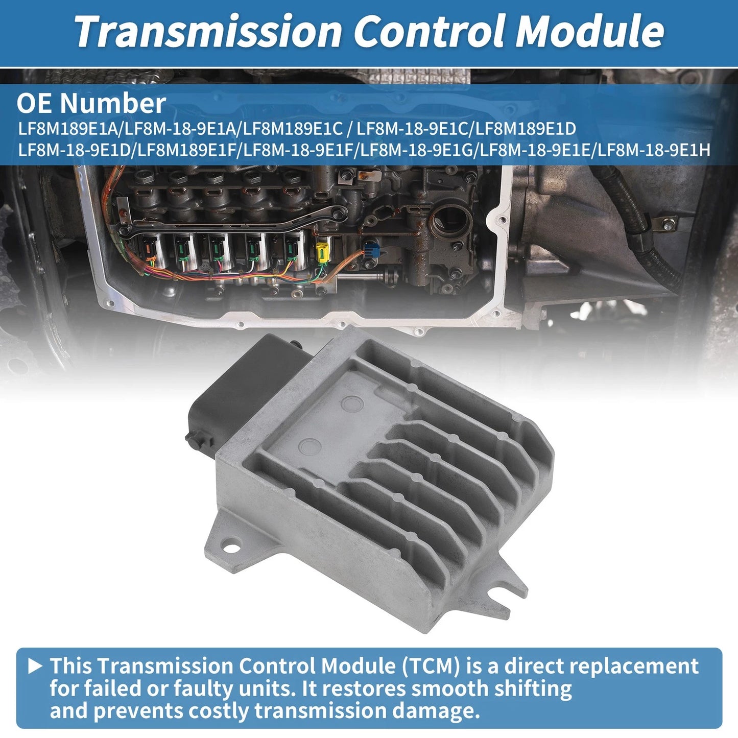 TCU TCM Transmission Control Module for Mazda 3 (2010–2013) LF8M-18-9E1A/LF8M189E1C