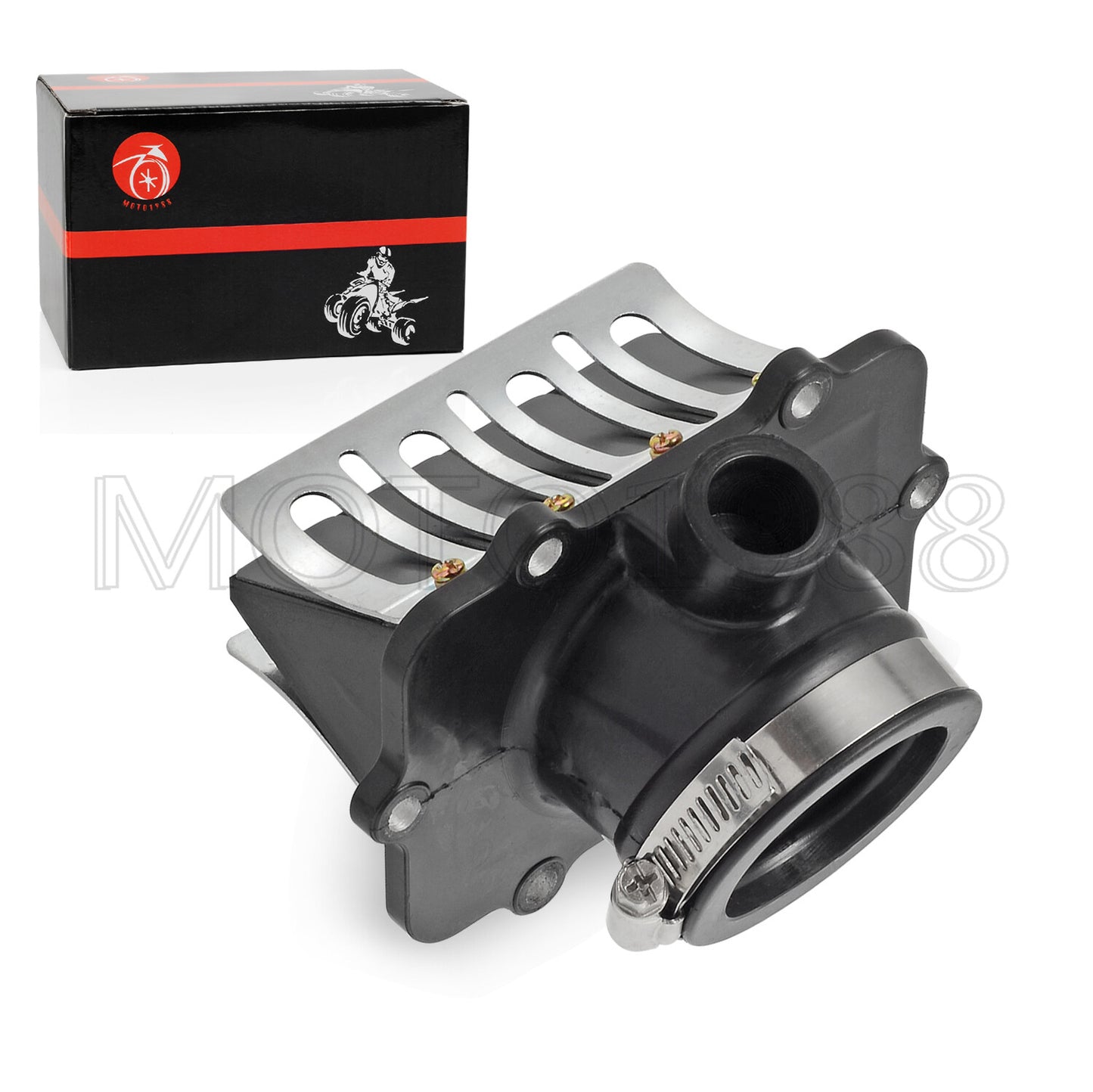Carb Flange Intake Socket Reed Valve for Ski-Doo MXZ REV 700 800 (2003)