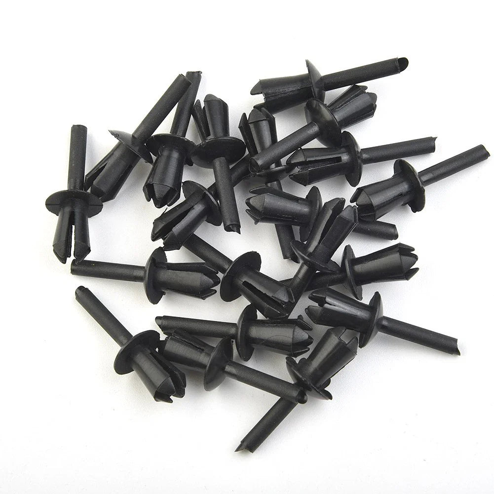 20PCS Nylon Model Car Rivets Left Rivets Expanding Trim Clips For Bumpers Sills