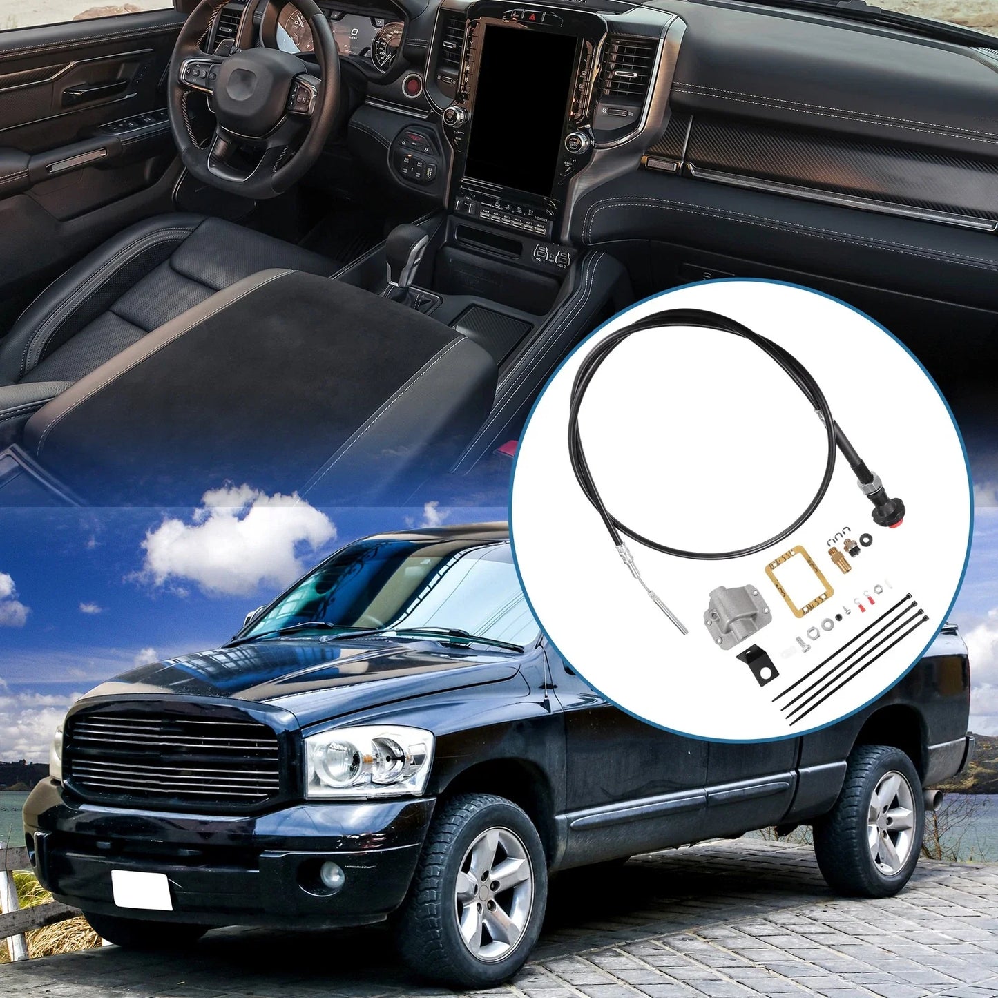 Differential Axle Disconnect Cable Lock for Dodge Ram 1500 (1994-2001)