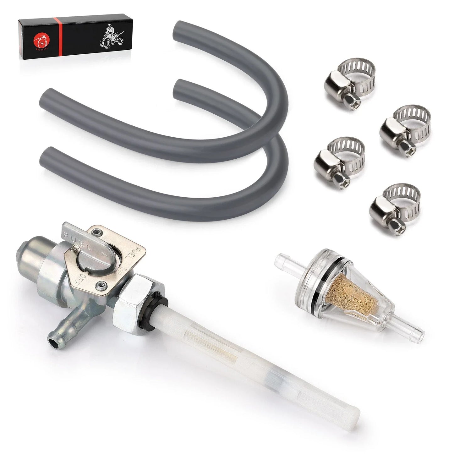 Fuel Valve Petcock 8mm for Honda ATC250SX Big Red 250 ATC250ES (1985–1987)