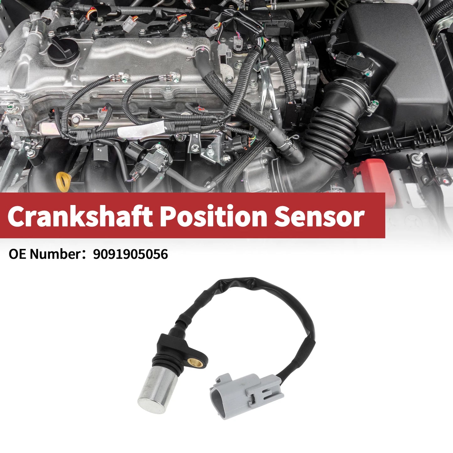 Crankshaft Position Sensor for Toyota Yaris 1.4D-4D (2001–2005) No. 9091905056