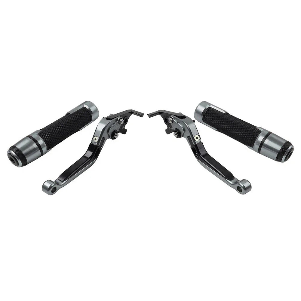Folding Extendable Brake Clutch Lever Grip Set for Kawasaki Ninja ZX-6