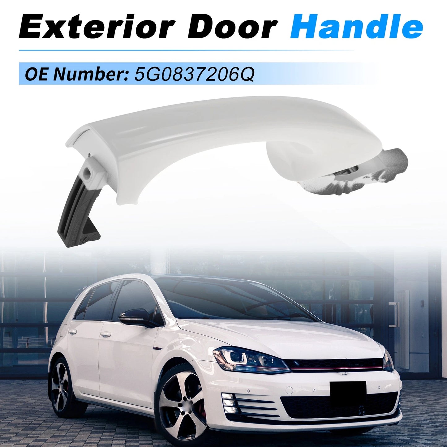 Exterior Door Handle for Skoda Kodiaq (2017–2024) No.5G0837206Q White