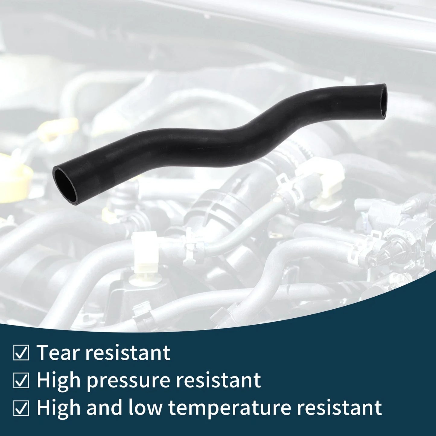 Radiator Hose for Lexus LS460 4.6L (2007-2012) - Durable Rubber Downpipe