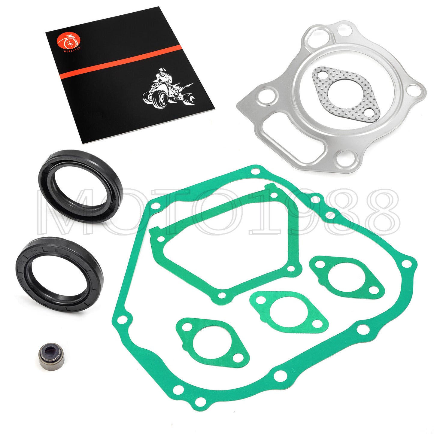 Piston Ring Gasket Rebuild Kit for Yamaha Golf Cart G16 G20 (301CC)