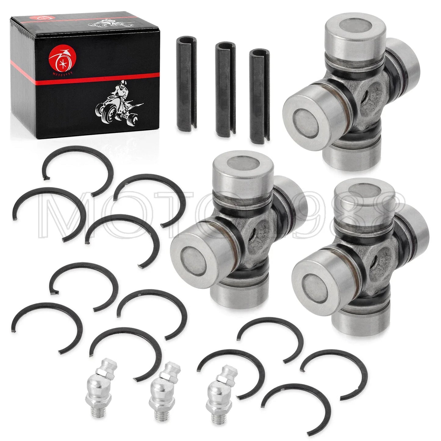 3 x Front & Rear Prop Shaft U-Joint for Polaris General 1000 (2016–2017)
