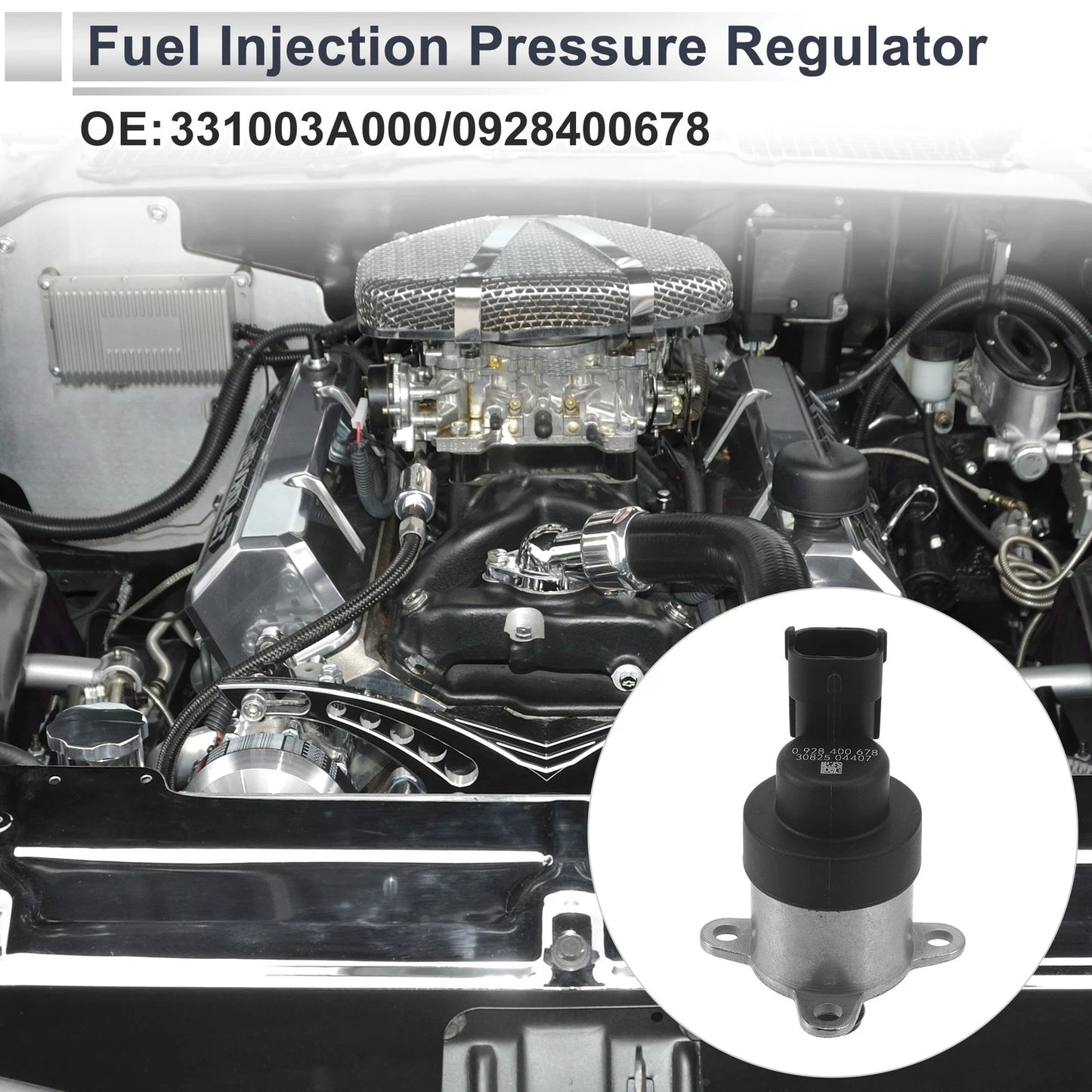 Fuel Pressure Regulator for Hyundai Ix55 (2008–2011) No. 331003A000 Metal 20-70 Psi