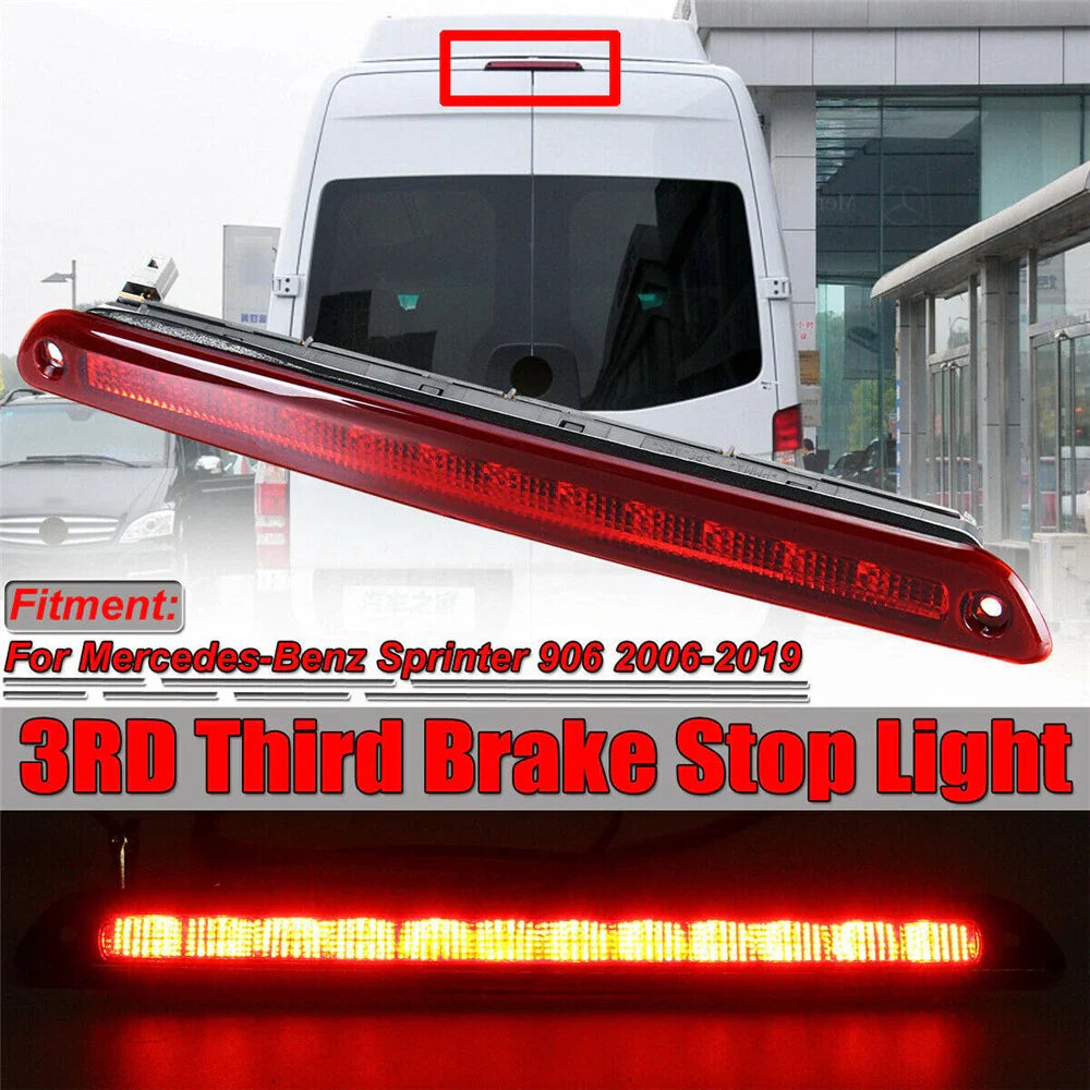 LED 3rd High Mount Stop Brake Light for 2006-2019 Mercedes-Benz Sprinter 906