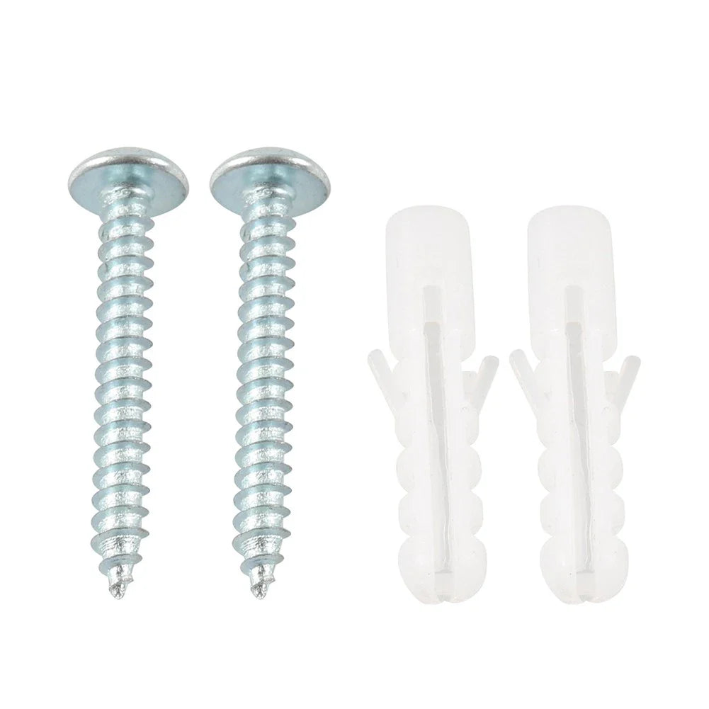 12-Inch White Metal Support Brackets for Closet Shelf