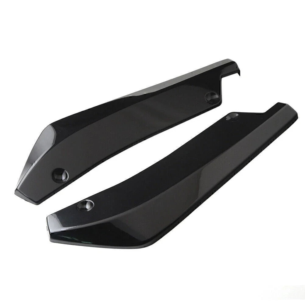 Universal Anti-Scratch Rear Bumper Lip Wrap Diffuser for Car - Black