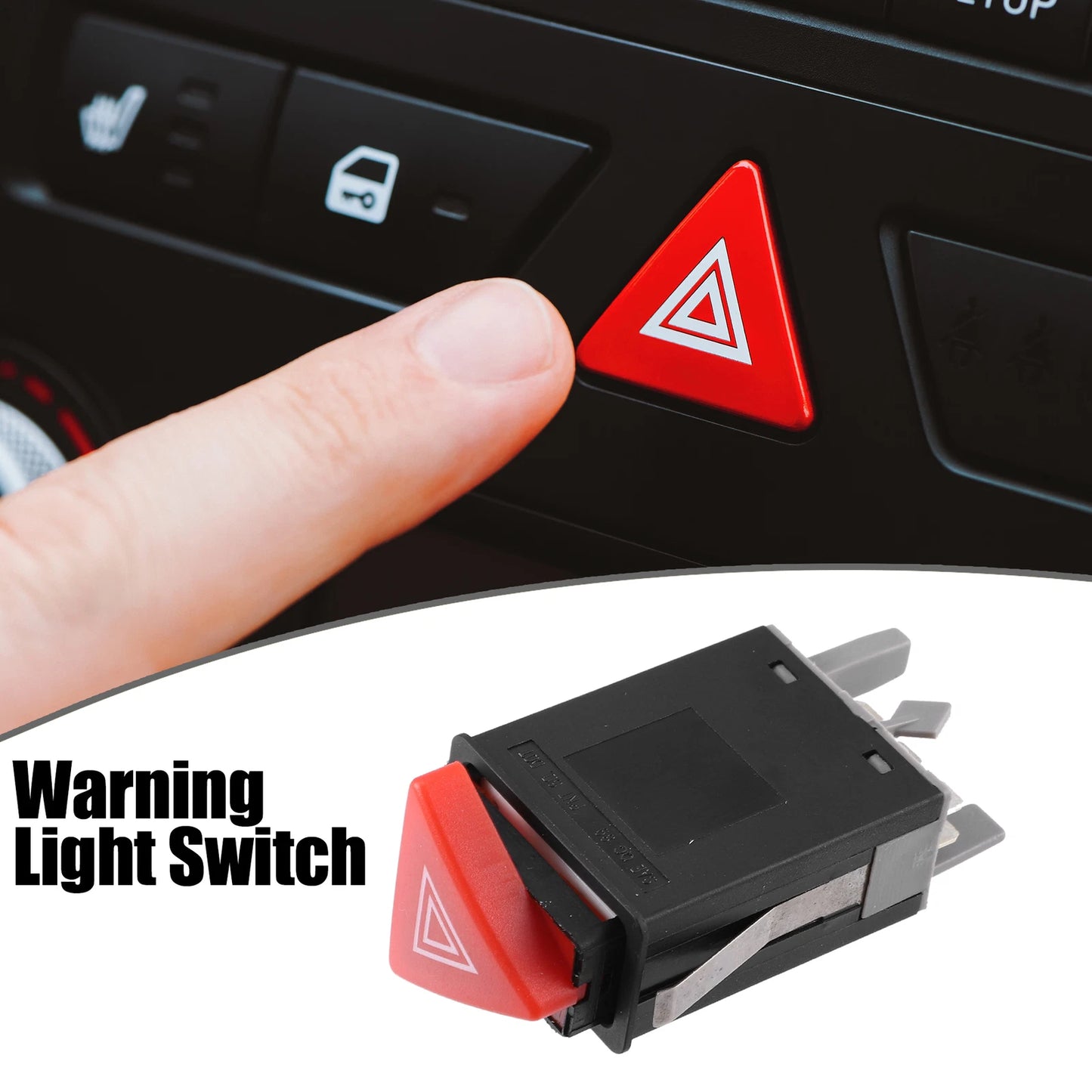 Emergency Flasher Warning Switch 1U0953235B for Skoda Octavia II (2004–2013)