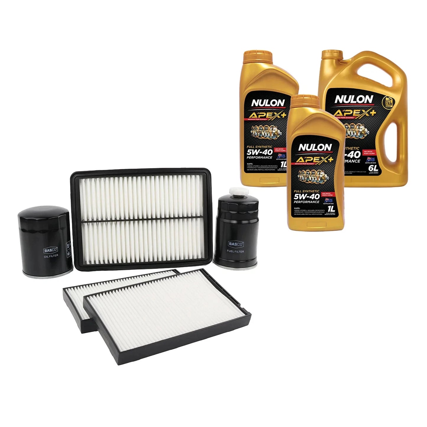 Oil Air Fuel Cabin Filter Kit for Hyundai iLoad (2008–2021)