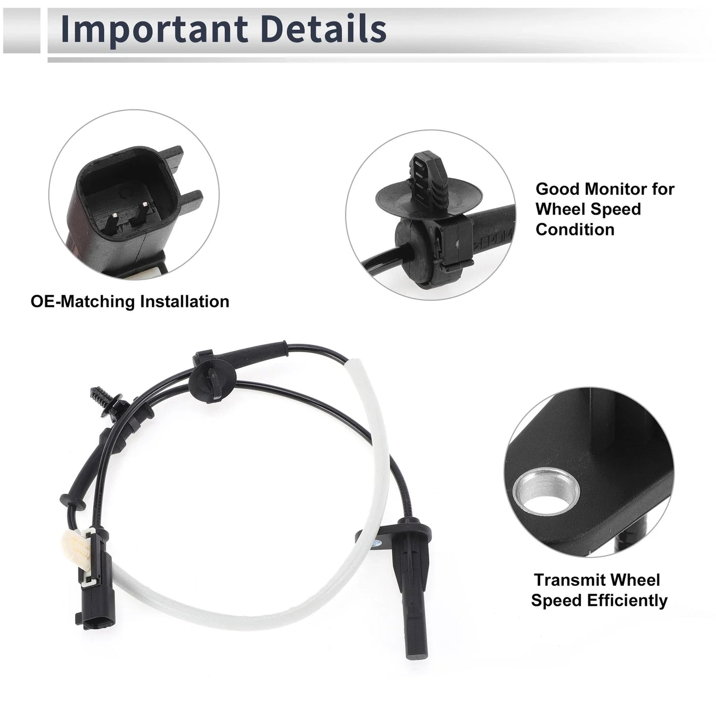 ABS Wheel Speed Sensor for Chevrolet Colorado (2015-2022) 1 x Rear Right