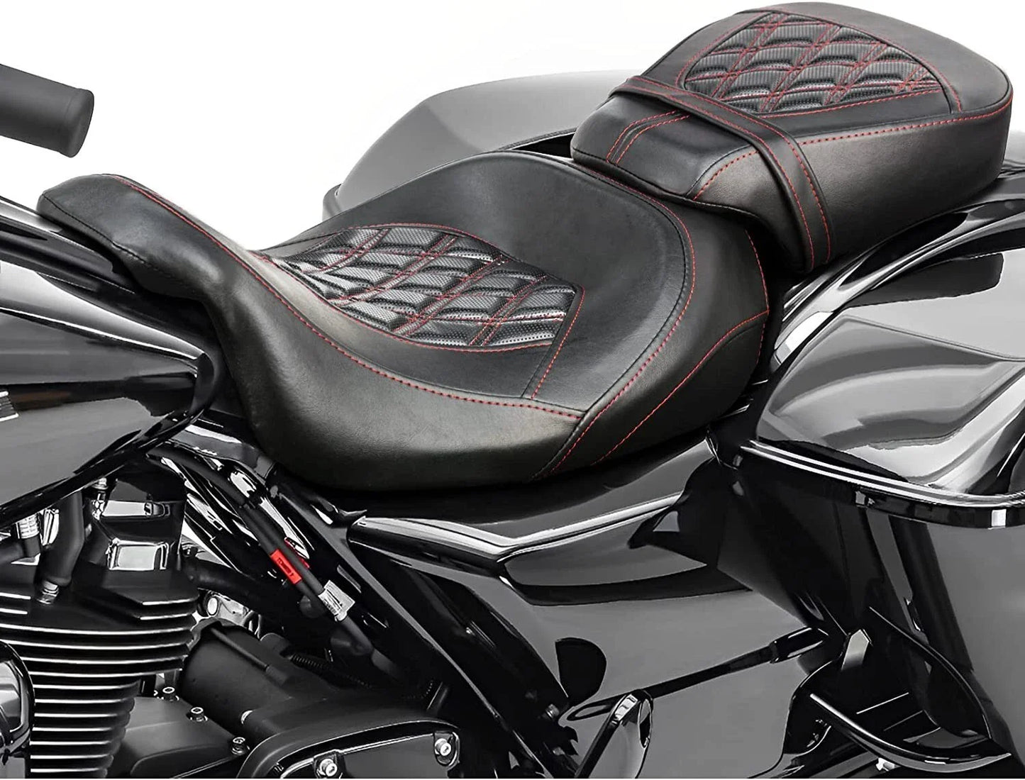 Driver Passenger Seat for Harley CVO Touring Electra Street Glide (09-22)
