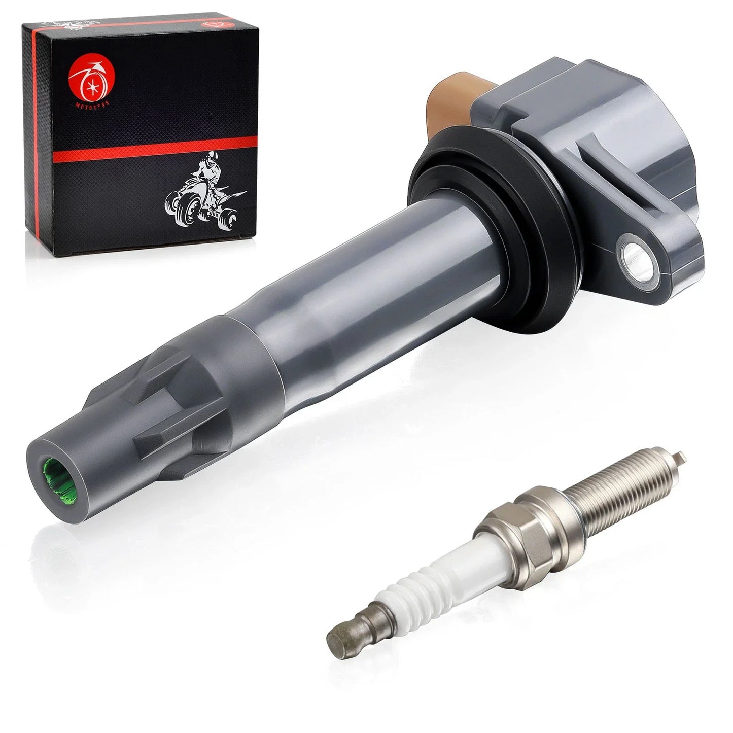 Ignition Coil w/ Iridium Spark Plug for Can-Am Maverick X3 Turbo R (2017–2021)