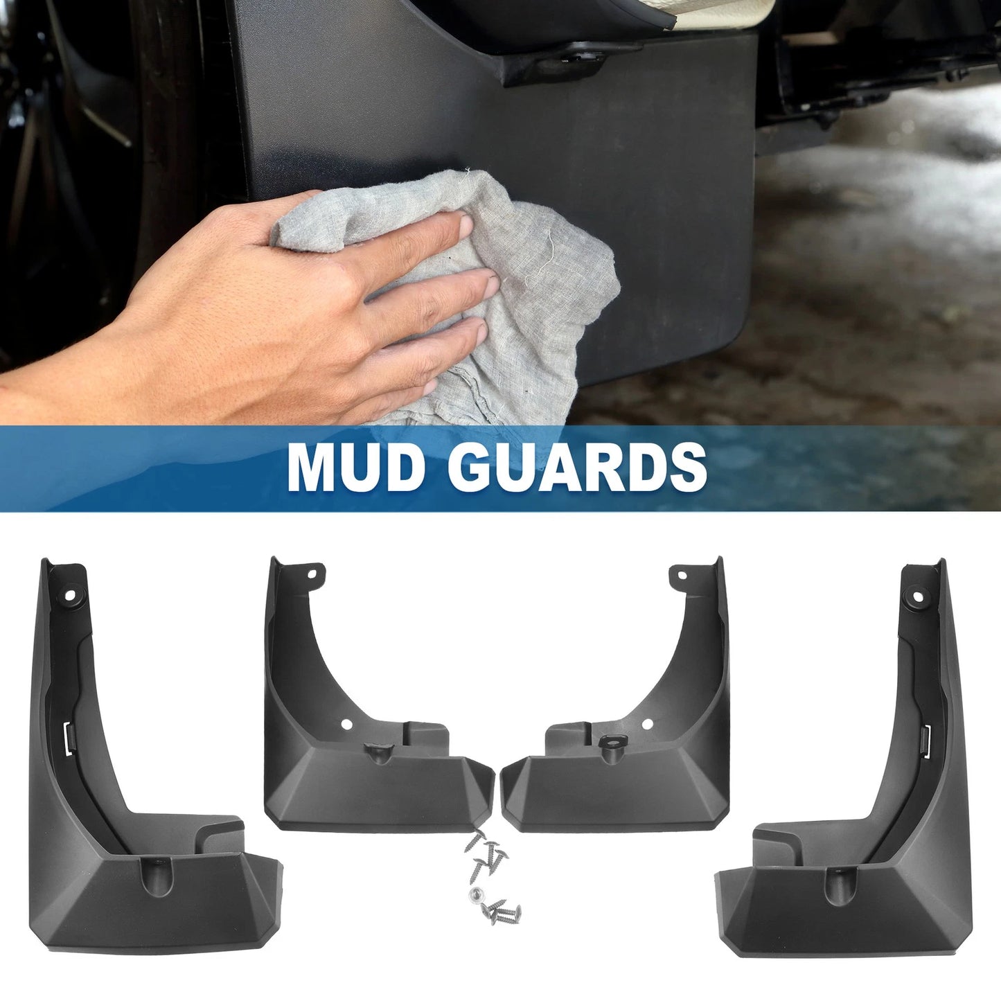 Mud Flap Splash Guard Set for Toyota Corolla Cross (2021–2023)