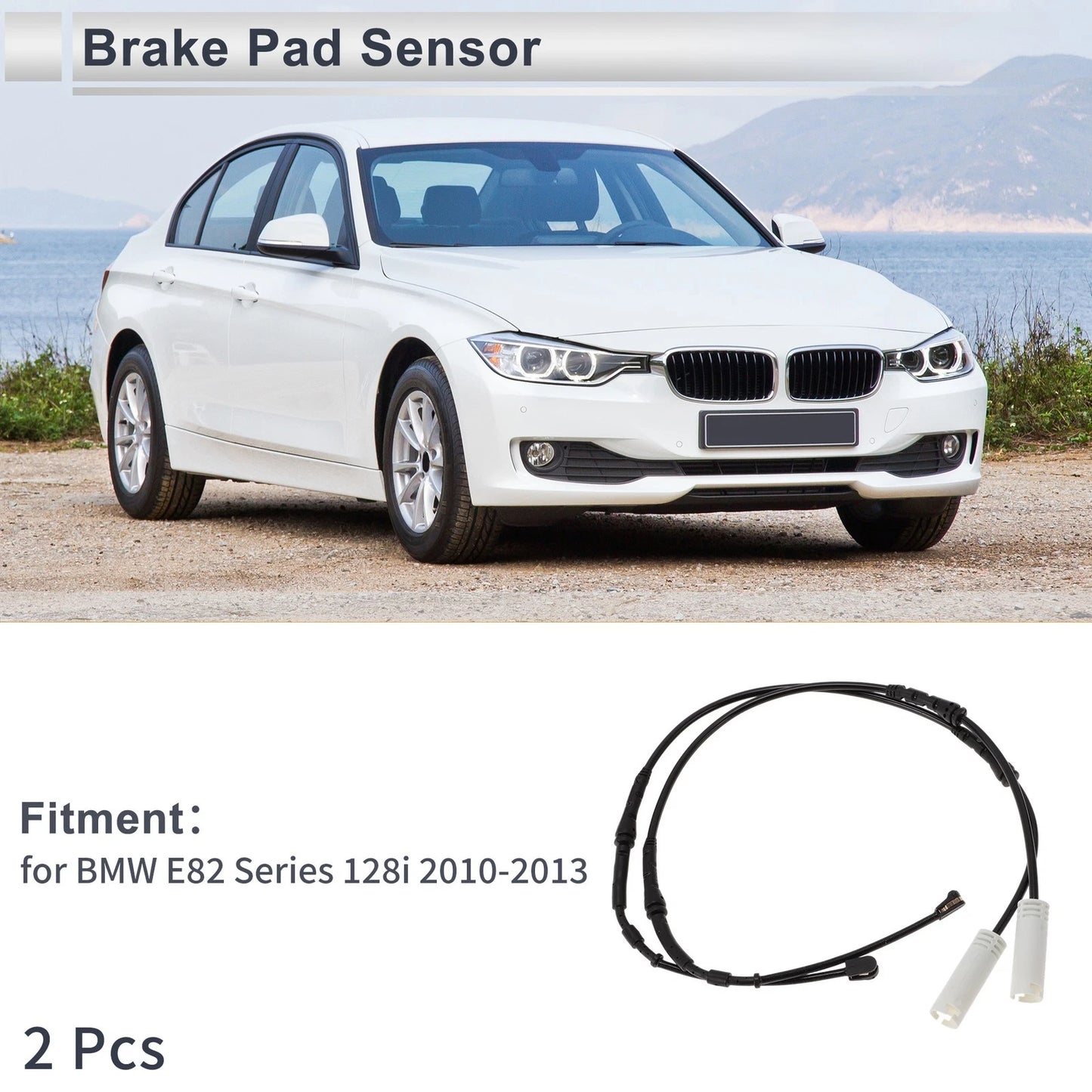 Brake Pad Wear Sensor No. 34356792559 for BMW E82 Series 128i (2008–2013)