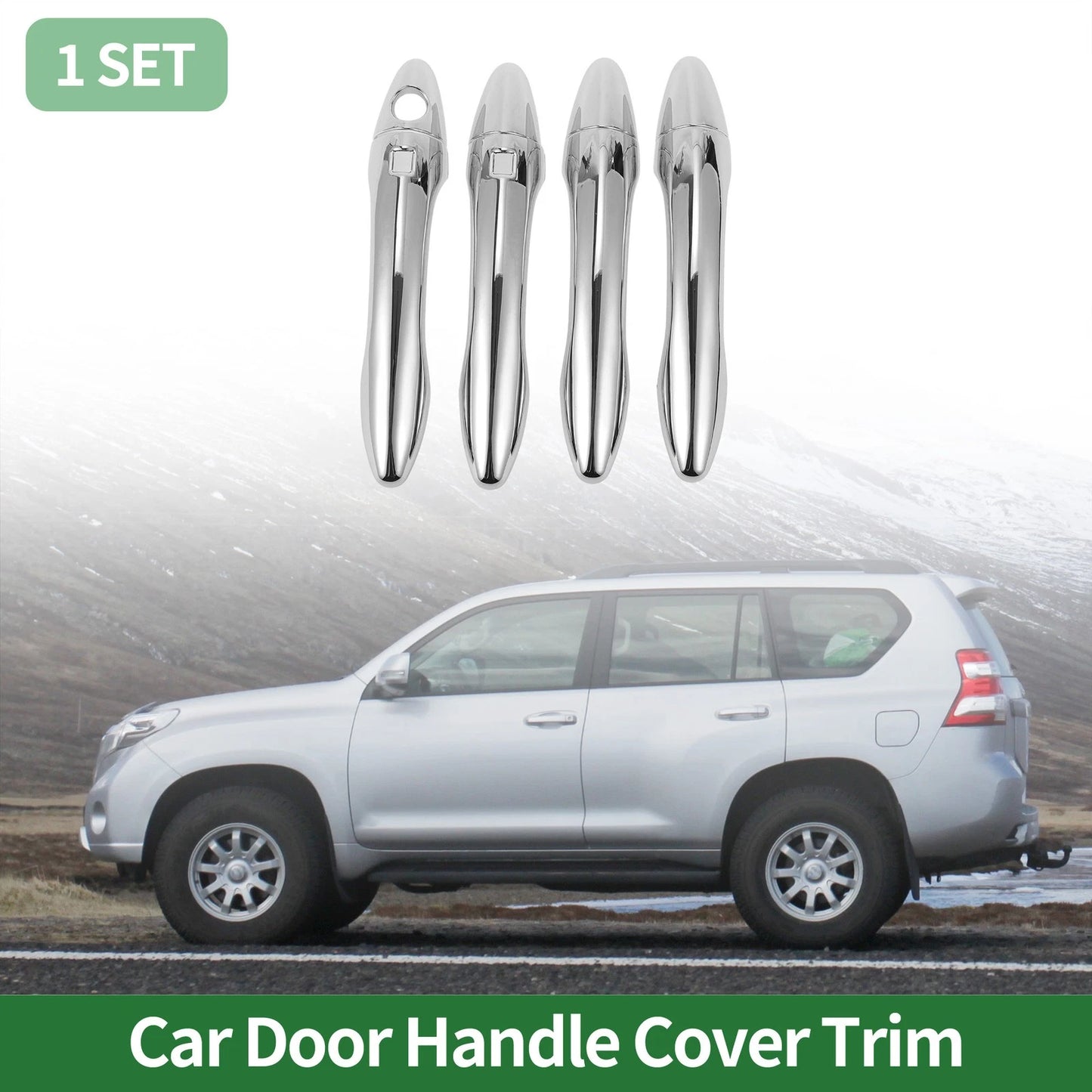 Door Handle Cover Trim for KIA Optima K5 (2011–2020) - Silver Tone