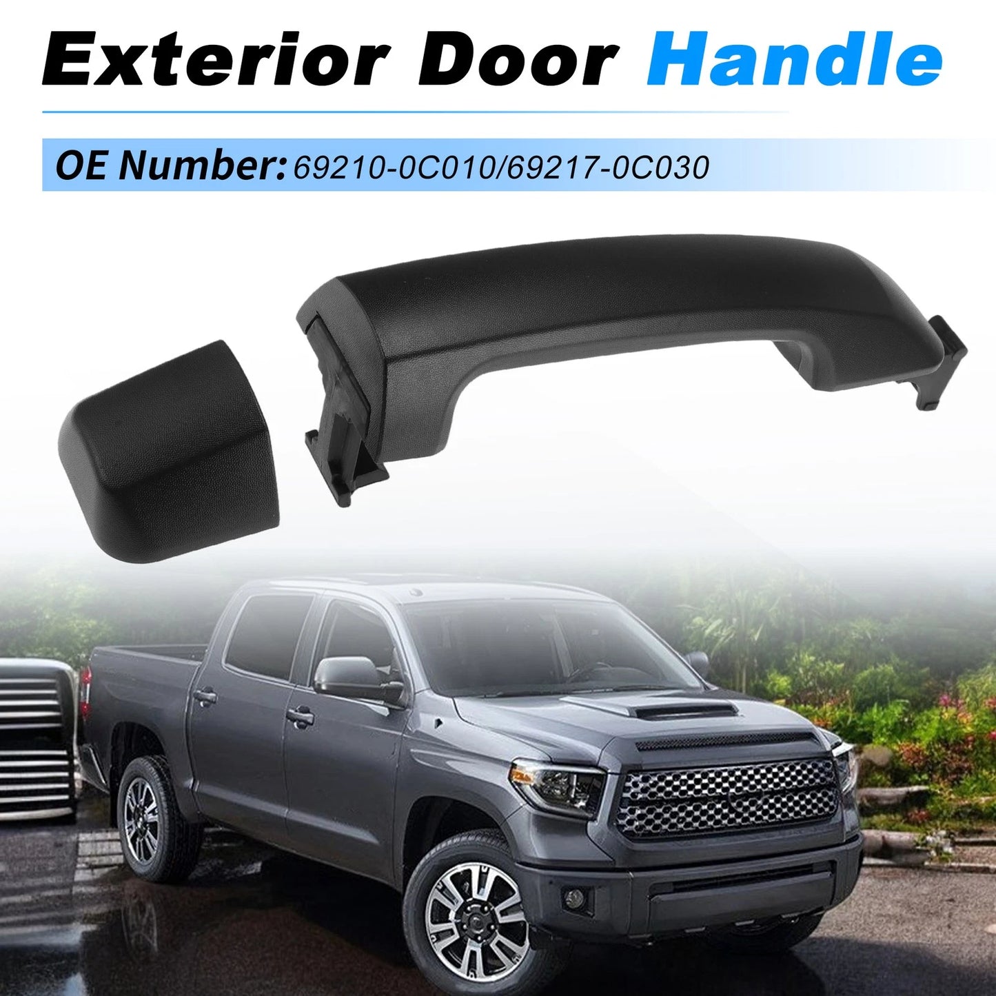 Exterior Door Handle for Toyota Tundra (2007–2020) No. 69210-0C0100 Black
