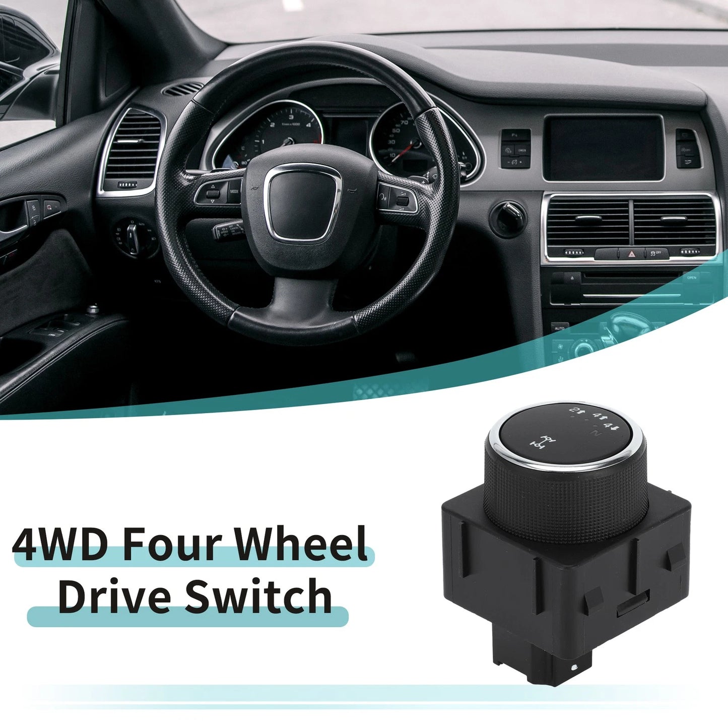 4WD Wheel Drive Switch for Chevrolet Silverado 1500 2500 HD, GMC Sierra 1500 (2007–2014)
