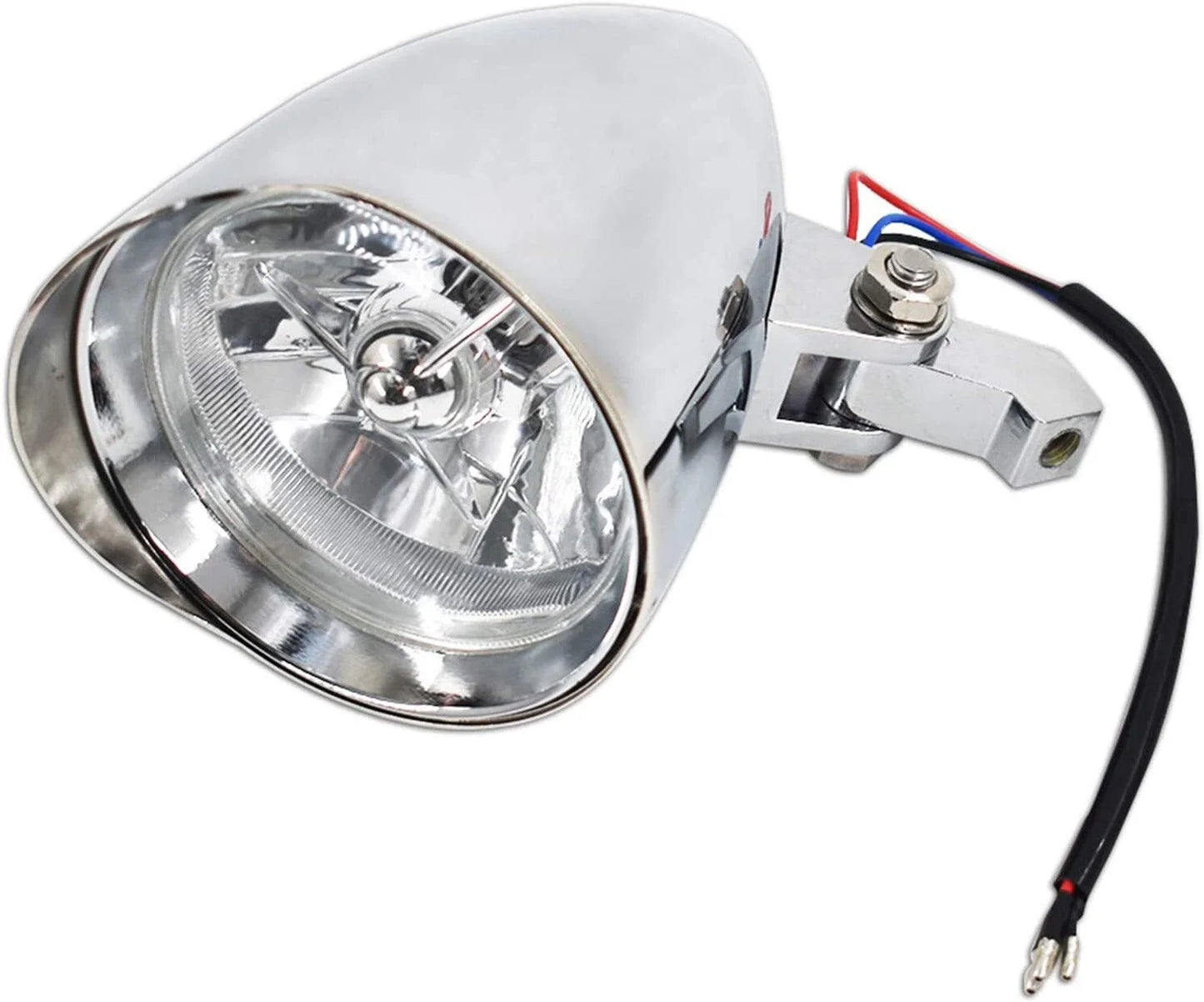 6" Chrome Bullet Headlight Lamp for Motorcycle Bobber Chopper Dyna Softail