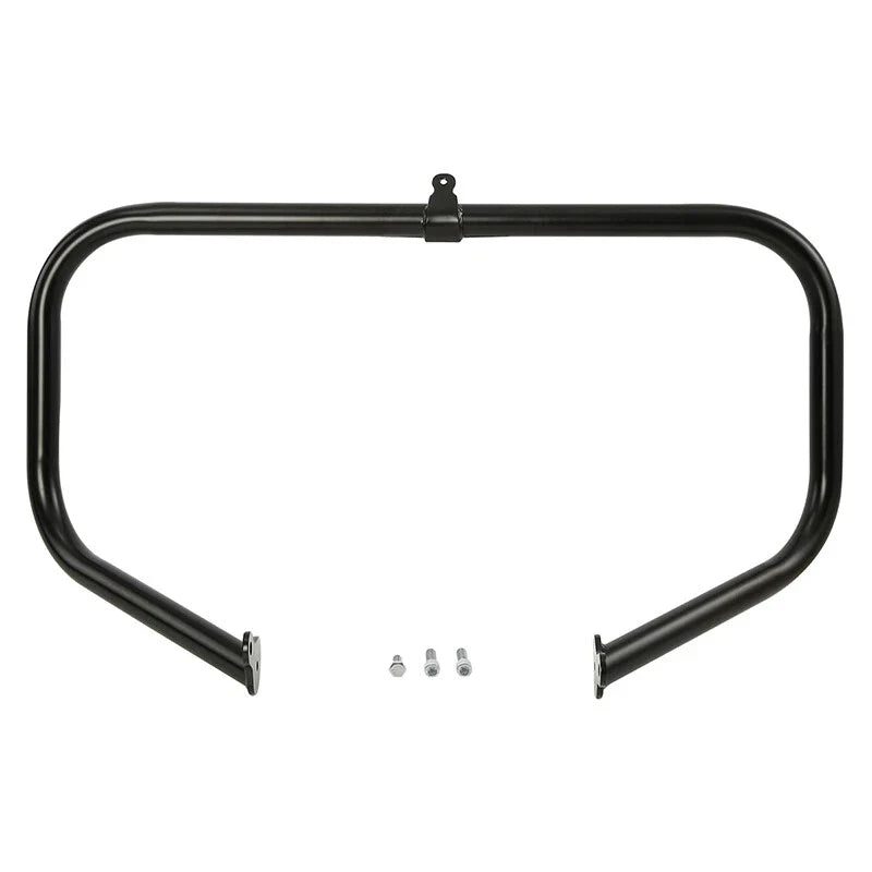 Black Lower Vented Fairing Engine Guard Crash Bar for Harley Road King (09-13)