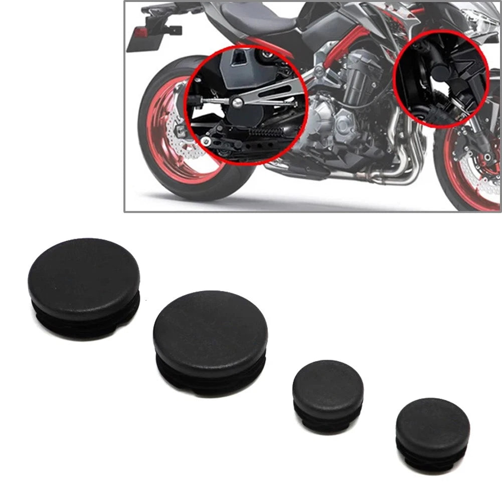 4X Frame Hole Cover Caps for Kawasaki Z900 (2017–2022)