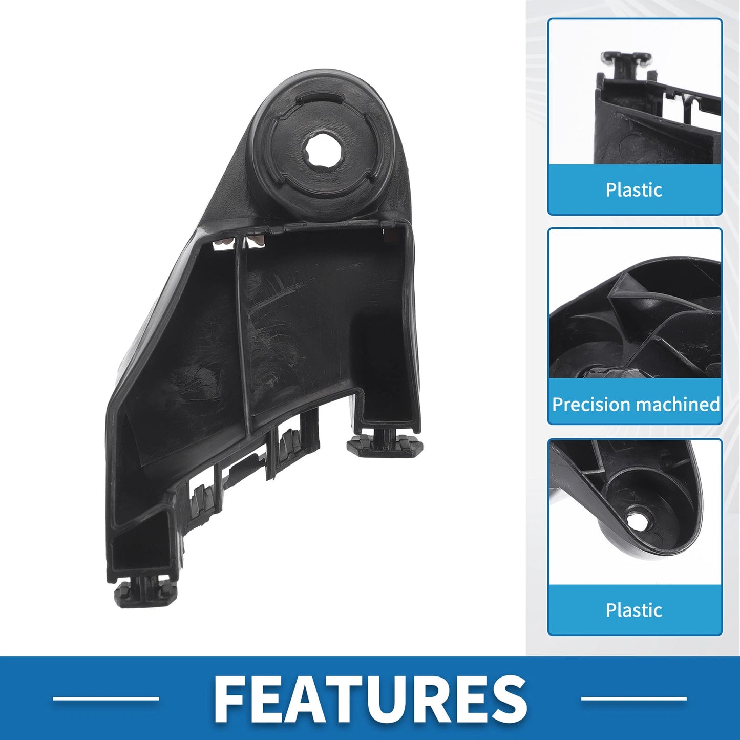 Left Rear Bumper Retainer Bracket No. 52563F4010 for Toyota C-HR (2017–2018)