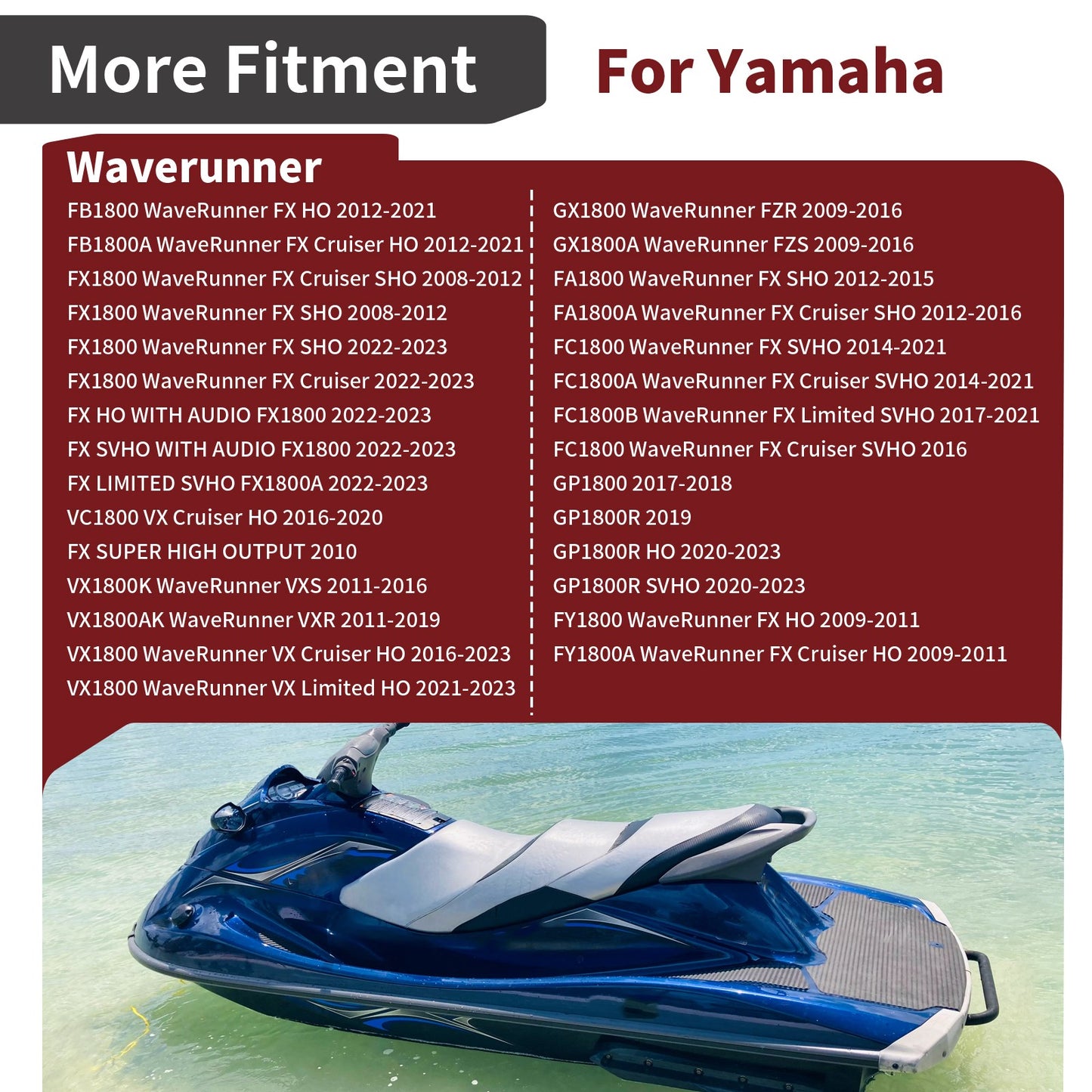 Set of 2 Crankshaft Main Bearings for Yamaha WaveRunner (2010)