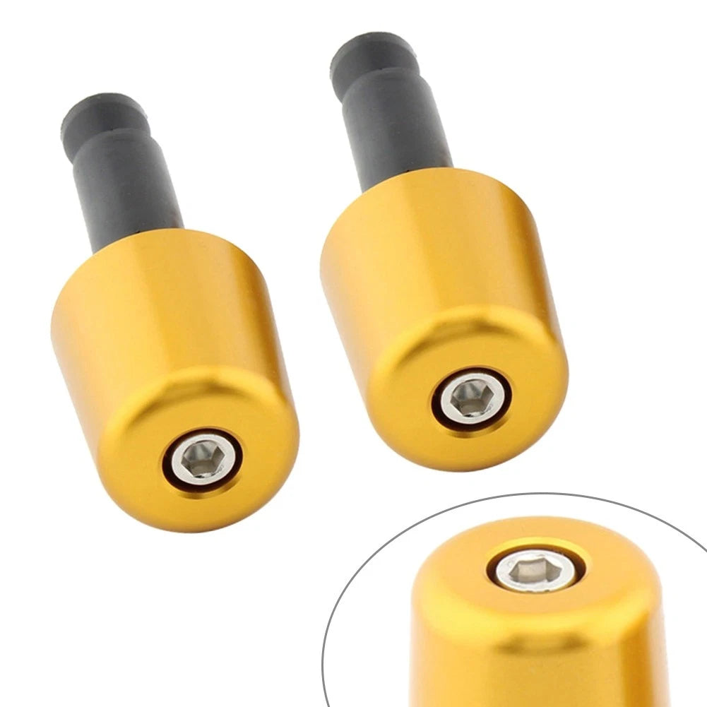Handlebar Grips for Universal Motorcycle (1in/25.4mm) - Gold
