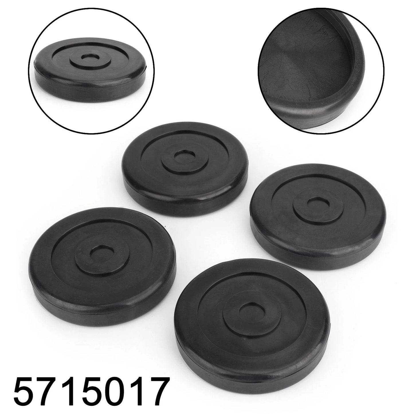 Set of 4 Round Rubber Arm Pads for Bendpak Danmar Lift (#5715017)