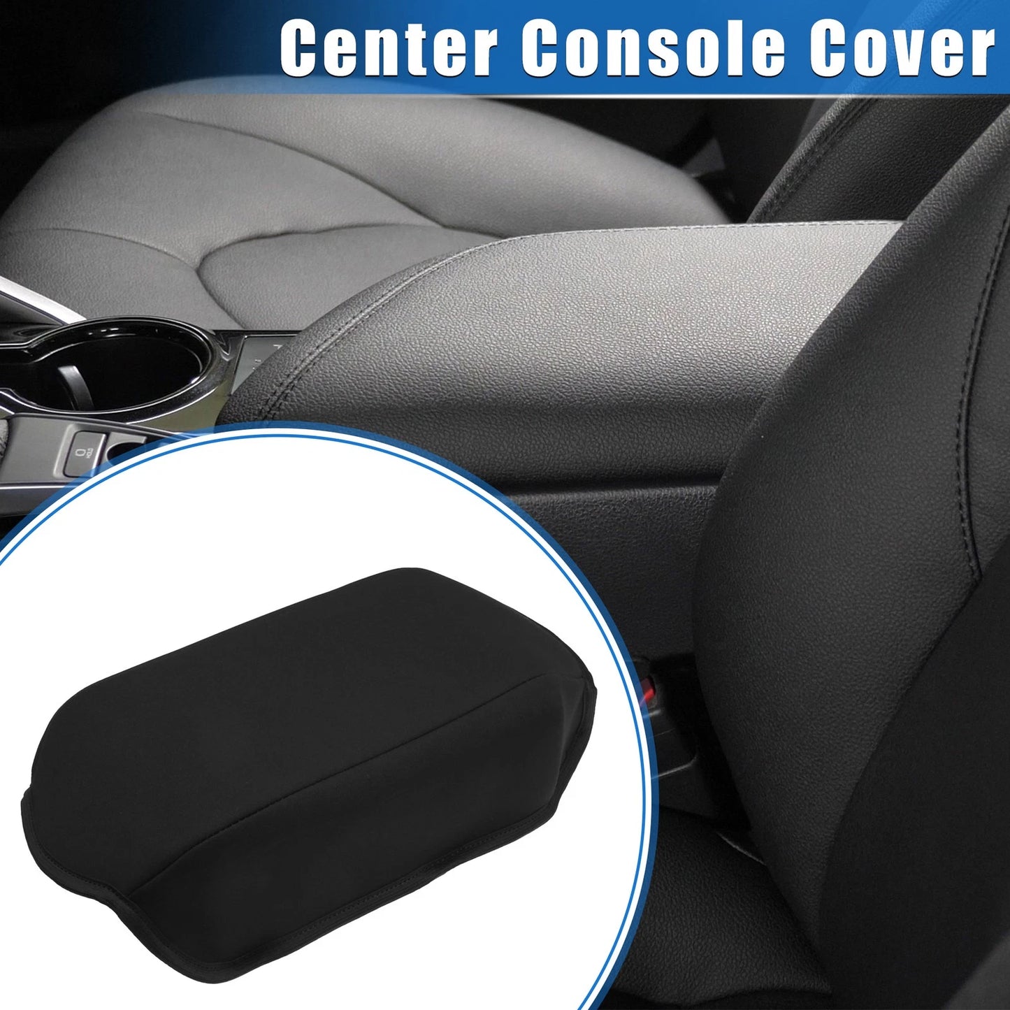 Armrest Protector Cover Pad for Jeep Renegade (2015–2021) Neoprene Black