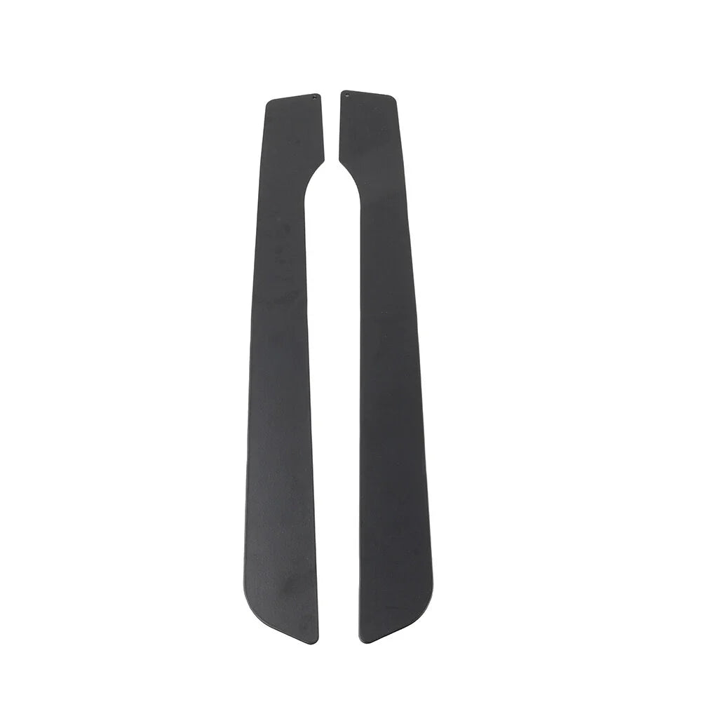Black Saddlebags Skid Plates for Harley Electra Glide, Street Glide, Road King (14-23)