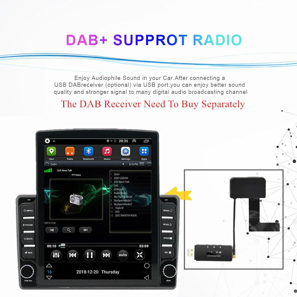 9.7" Car Radio GPS Navigation for Toyota Sienna (2004-2010)