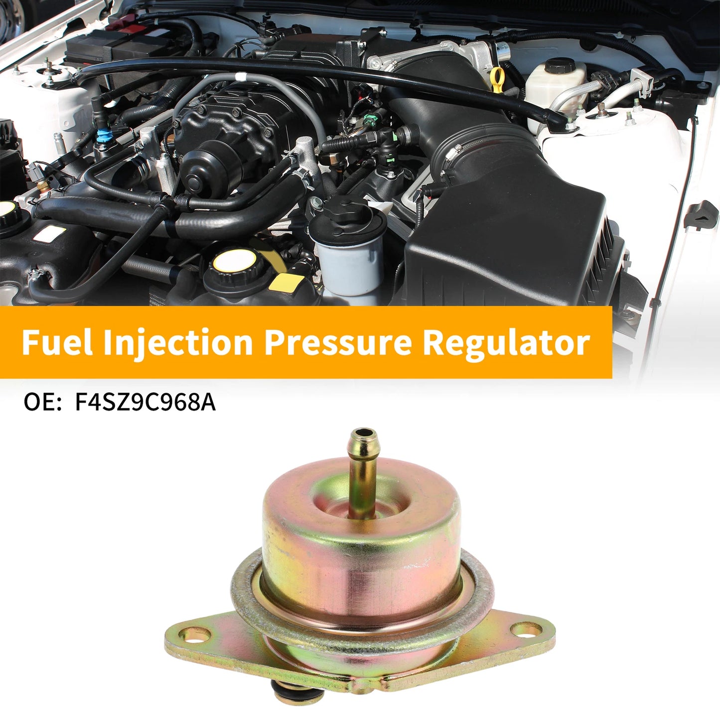 Fuel Pressure Regulator for Ford E F 150 250 350 (1994–1999) No.F4SZ9C968A