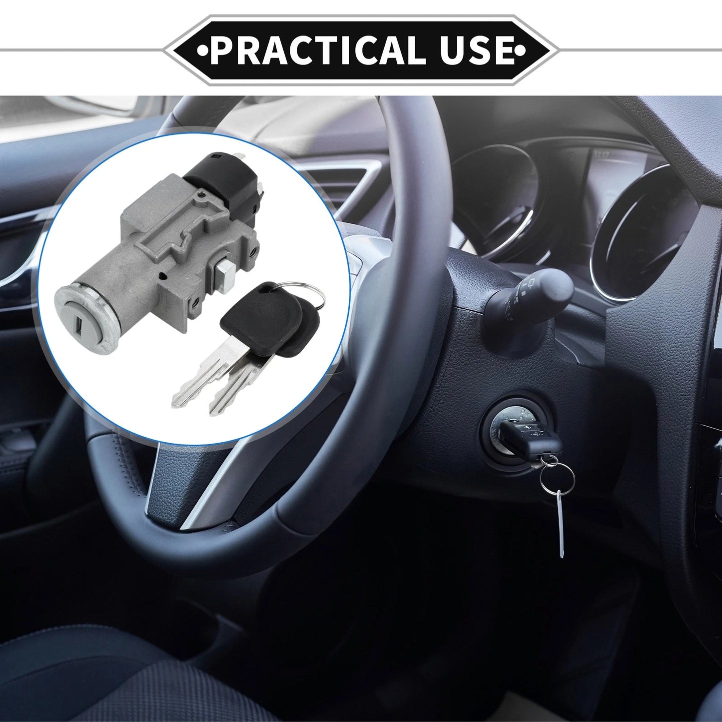 Ignition Switch Lock Cylinder Assembly for Chevrolet Matiz (2004–2010)