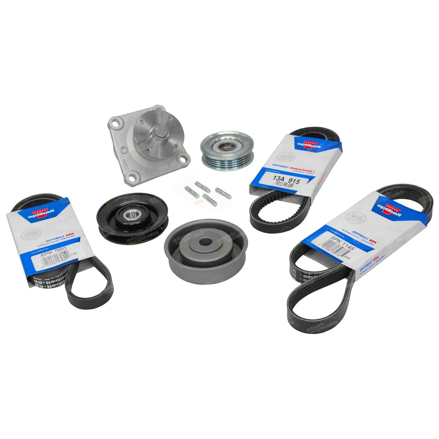 Fan Belt and Pulley Kit for Mitsubishi Triton MK (1996–2006)