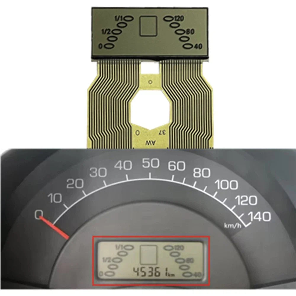 LCD Display for Smart Fortwo 450 Instrument Cluster (1998-2007)
